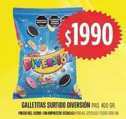 Supermercados Vea Diversion - galletitas surtido diversión oferta
