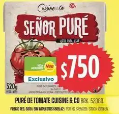 Supermercados Vea Cuisine - señor puré oferta