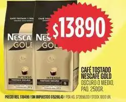 Supermercados Vea Café tostado oferta