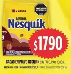 Supermercados Vea Nestlé - cacao en polvo oferta