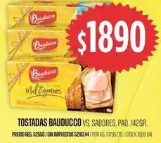 Supermercados Vea Bauducco - tostadas oferta