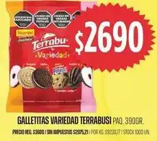Supermercados Vea Terrabusi - galletitas variedad oferta