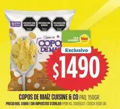 Supermercados Vea Vea - copos de maíz oferta