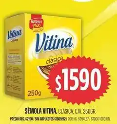 Supermercados Vea Vitina - sémola clásica oferta