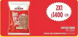 Supermercados Vea Egran - lentejas oferta