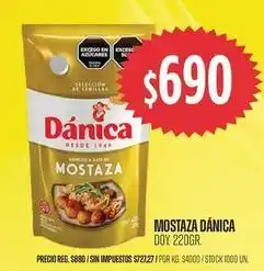 Supermercados Vea Dánica - mostaza oferta