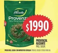 Supermercados Vea Alicante - provenzal ajo y perejil deshidratado oferta