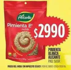 Supermercados Vea Alicante - pimienta blanca molida oferta
