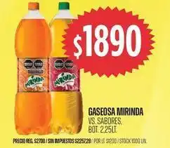 Supermercados Vea Mirinda - gaseosa oferta