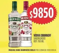 Supermercados Vea Smirnoff - vodka saborizados bot oferta