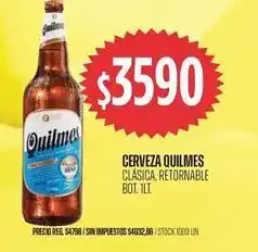 Supermercados Vea Quilmes - cerveza clásica, retornable bot oferta