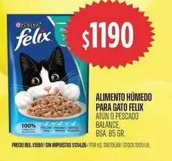 Supermercados Vea Felix - alimento húmedo para gato oferta