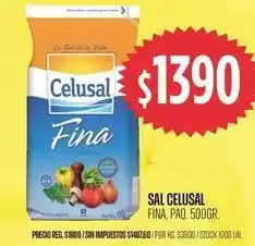 Supermercados Vea Celusal - sal fina oferta