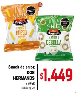 Supermercados Mariano Max Dos Hermanos snack de arroz oferta