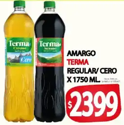 Supermercados Mariano Max Terma amargo regular/cero oferta