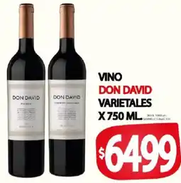 Supermercados Mariano Max Don david vini varietales oferta