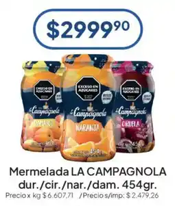 Hergo La campagnola mermelada dur./cir./nar./dam. oferta