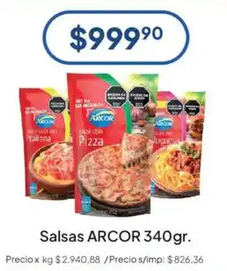 Hergo Arcor salsas 340gr oferta