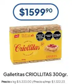 Hergo Rogel criollitas oferta