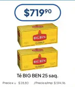 Hergo Big ben té clásico oferta