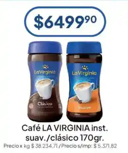 Hergo La virginia cafe instantaneo oferta