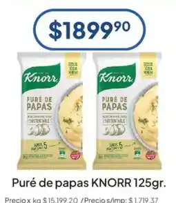 Hergo Knorr puré de papas oferta