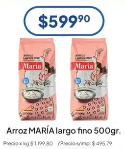 Hergo Maria arroz largo fino oferta