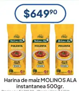 Hergo Molinos ala harina de maiz instantanea oferta
