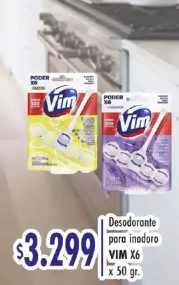 Supermercados Mariano Max Vim desodorante para inodoro oferta