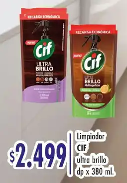 Supermercados Mariano Max Cif limpiador ultra brillo oferta
