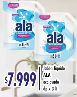 Supermercados Mariano Max Ala jabón líquido oferta