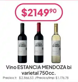 Hergo Estancia mendoza vino varietal oferta