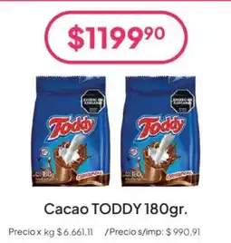 Hergo Toddy cacao oferta