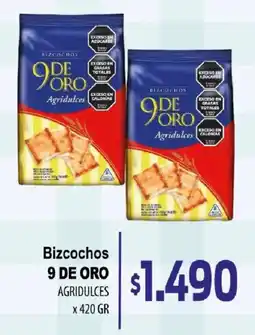 Supermercados Mariano Max Bizcochos 9 de oro agridulces oferta
