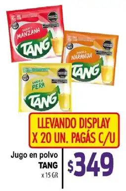 Supermercados Mariano Max Tang jugo en polvo oferta