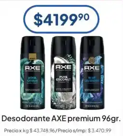 Hergo Axe desodorante premium oferta