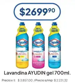 Hergo Ayudin lavandina gel oferta