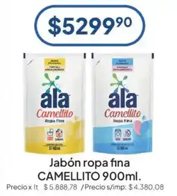 Hergo Ala jabón ropa fina camellito oferta