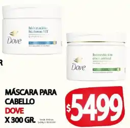 Supermercados Mariano Max Dove mascara para cabello oferta