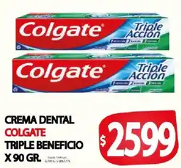 Supermercados Mariano Max Colgate crema dental triple beneficio oferta