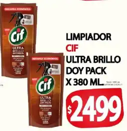 Supermercados Mariano Max Cif limpiador ultra brillo oferta