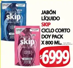 Supermercados Mariano Max Skip jabón líquido ciclo corto oferta