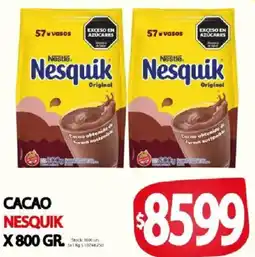 Supermercados Mariano Max Nesquik cacao oferta