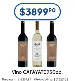 Hergo Cafayate vino 750cc oferta
