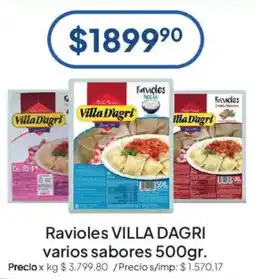 Hergo Villa dagri ravioles varios sabores oferta