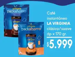 Supermercados Mariano Max La virginia café instantáneo clásico/suave oferta
