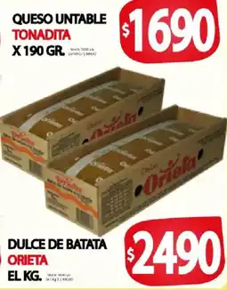 Supermercados Mariano Max Tonadita queso untable oferta
