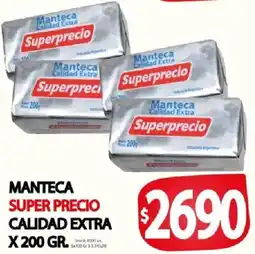 Supermercados Mariano Max Manteca super precio calidad extra oferta
