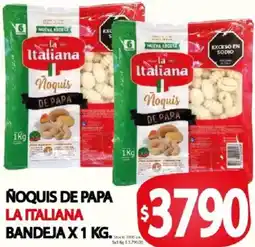 Supermercados Mariano Max La italiana noquis de papa oferta