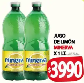 Minerva jugo de limon